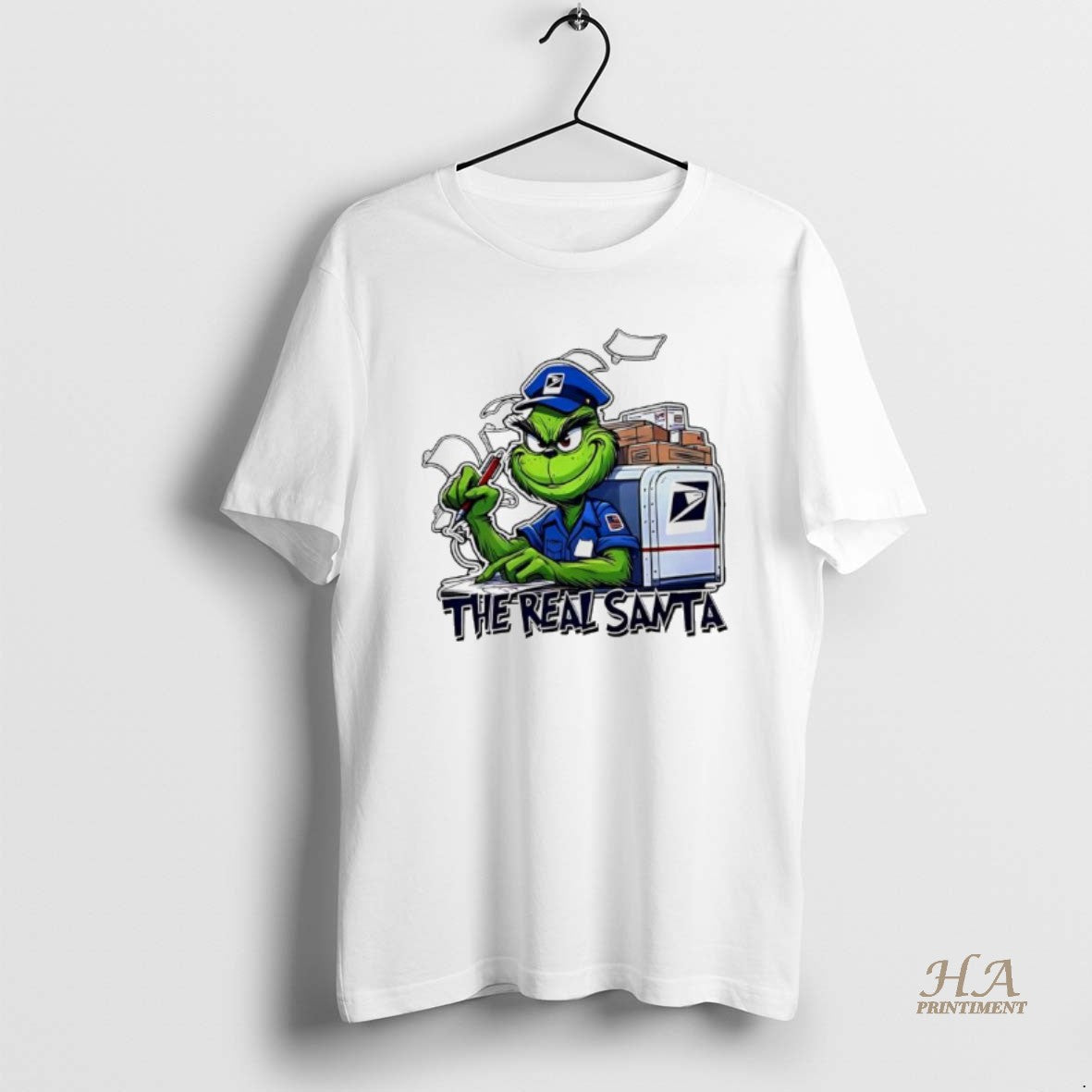 Official Grinch Letter The Real Santa T-Shirts, Hoodie, Sweatshirt | InkNestWear.com