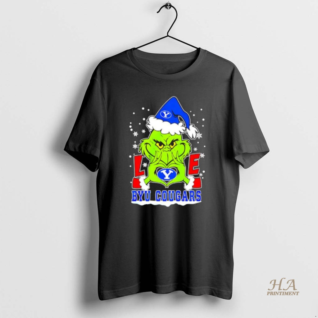 Official Grinch Love Byu Cougars Christmas 25 T-Shirts, Hoodie, Sweatshirt | InkNestWear.com