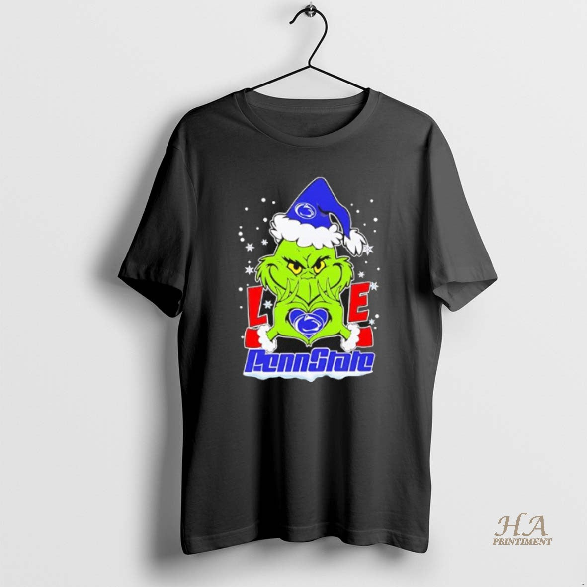 Official Grinch Love Penn State Nittany Lions Christmas Black T-Shirts, Hoodie, Sweatshirt | InkNestWear.com