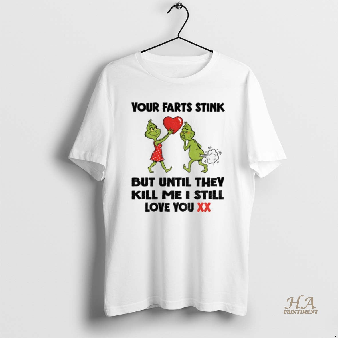 Official Grinch Love Your Farts Stink But Until They Kill Me I Still Love You T-Shirts, Hoodie, Sweatshirt | InkNestWear.com