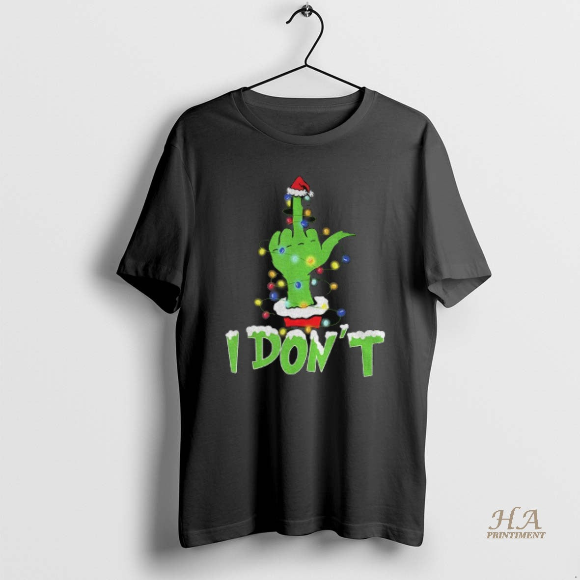 Official Grinch Middle Finger I Dont Merry Christmas T-Shirts, Hoodie, Sweatshirt | InkNestWear.com