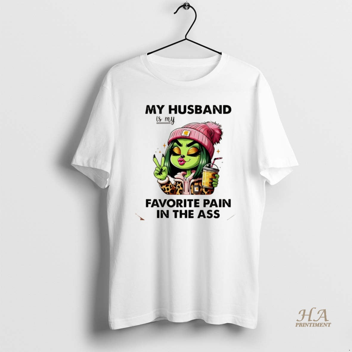 Official Grinch My Husband Is My Favorite Pain In The Ass Christmas T-Shirts, Hoodie, Sweatshirt | InkNestWear.com