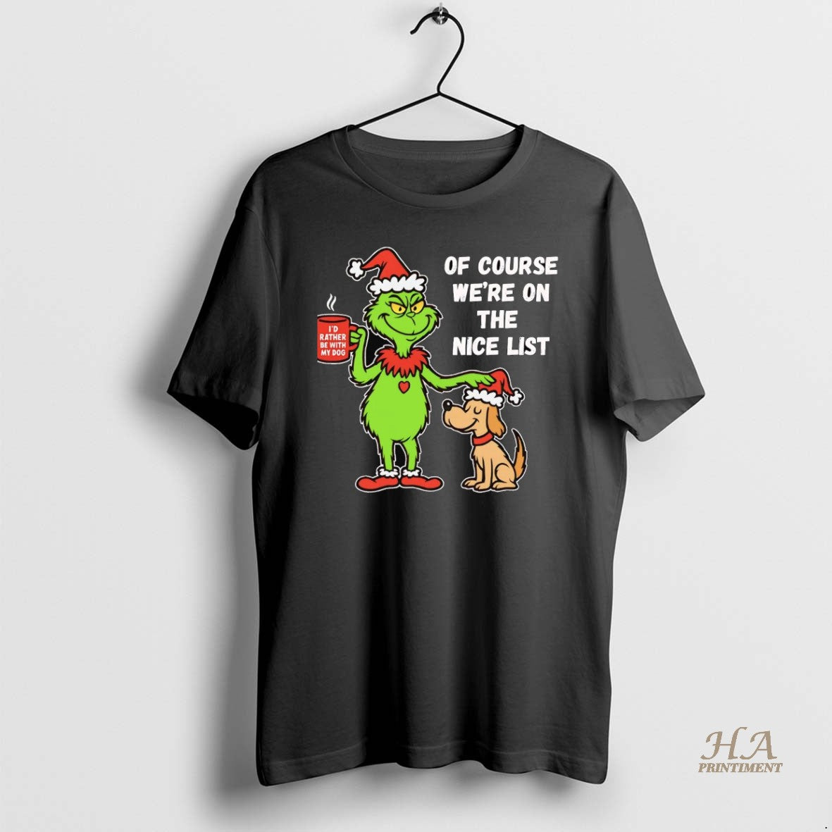 Official Grinch Of Course Were On The Nice List Christmas T-Shirts, Hoodie, Sweatshirt | InkNestWear.com