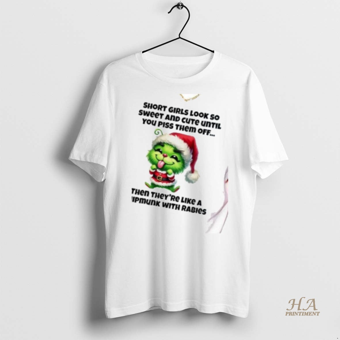 Official Grinch Short Girls Look So Sweet Cute Until You Piss Them Off Christmas T-Shirts, Hoodie, Sweatshirt