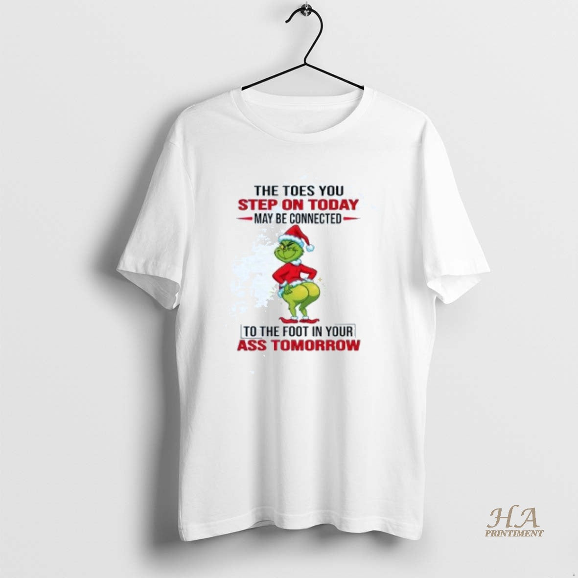 Official Grinch The Toes You Step On Today May Be Connected Christmas T-Shirts, Hoodie, Sweatshirt | InkNestWear.com