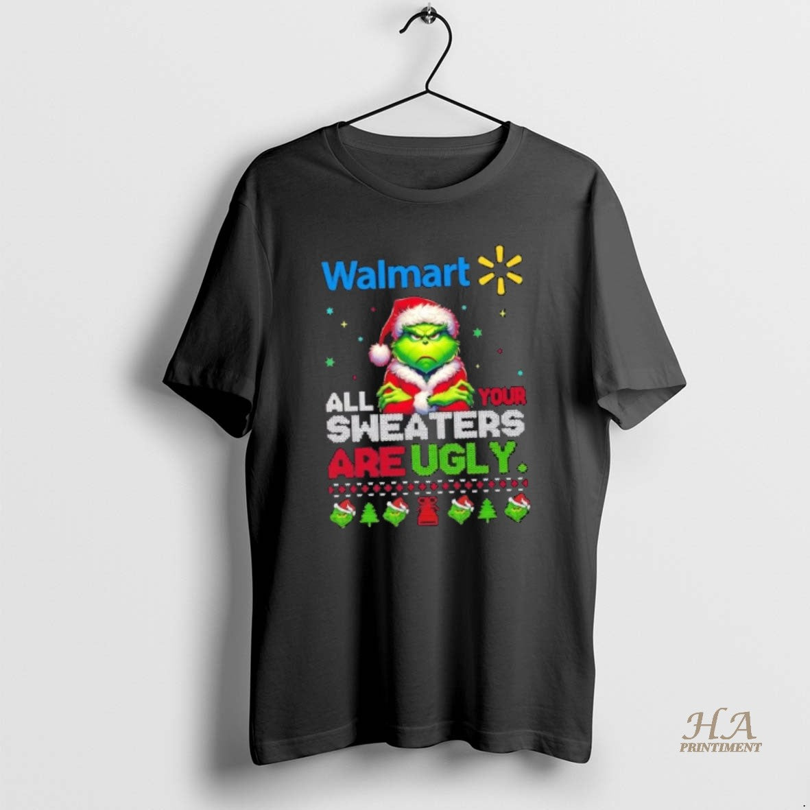 Official Grinch X Walmart All Your Are Ugly Christmas T-Shirts, Hoodie, Sweatshirt | InkNestWear.com