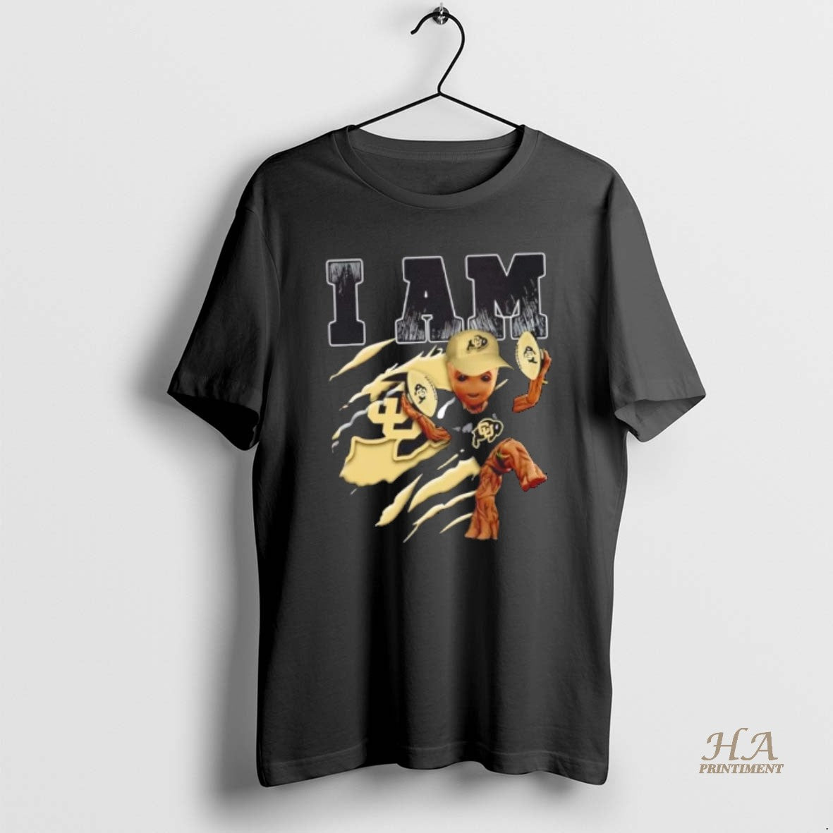 Official Groot I Am Colorado Buffaloes Fan T-Shirts, Hoodie, Sweatshirt | InkNestWear.com