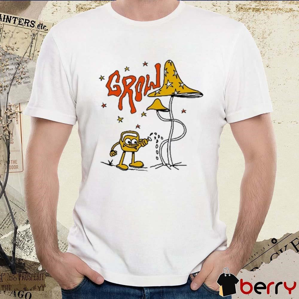 Grow To Grow Mushroom Painting t-shirt