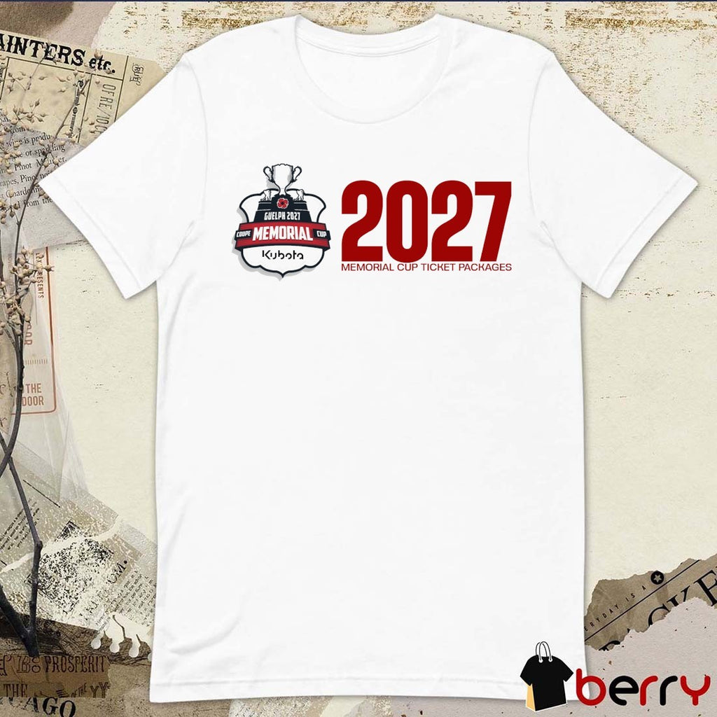 Guelph Storm of the Ontario Hockey League 2027 Memorial Cup t-shirt