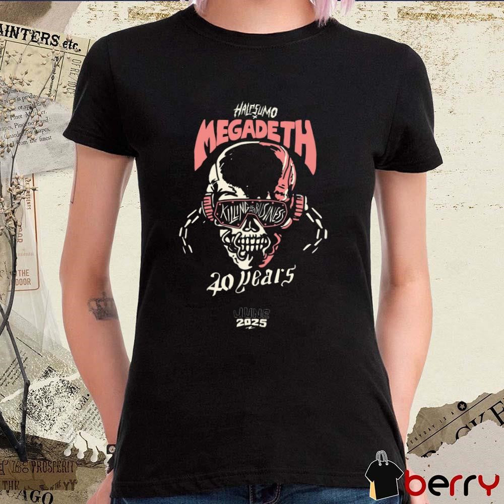 Half Sumo x Megadeth celebrate 40 years of Killing Is My Business On June 12 2025 Painting t-shirt