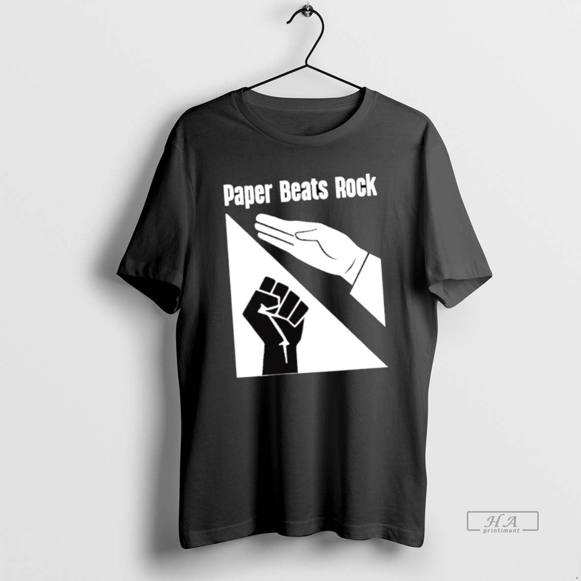 Official Hands Paper Beats Rock Logo