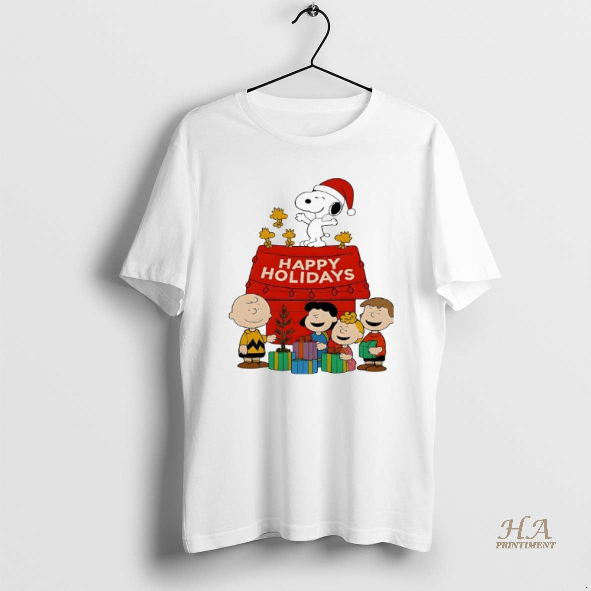 Official Happy Holidays Peanuts Dog And Friends T-Shirts, Hoodie, Sweatshirt | InkNestWear.com