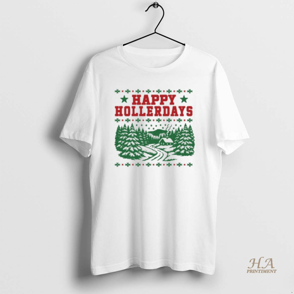 Official Happy Hollerdays Christmas 2025 T-Shirts, Hoodie, Sweatshirt | InkNestWear.com