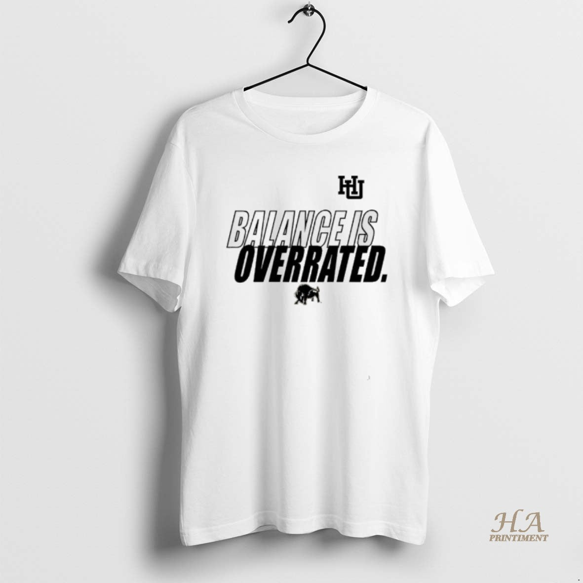 Official Harding Bisons Football Balance Is Overrated T-Shirts, Hoodie, Sweatshirt | InkNestWear.com