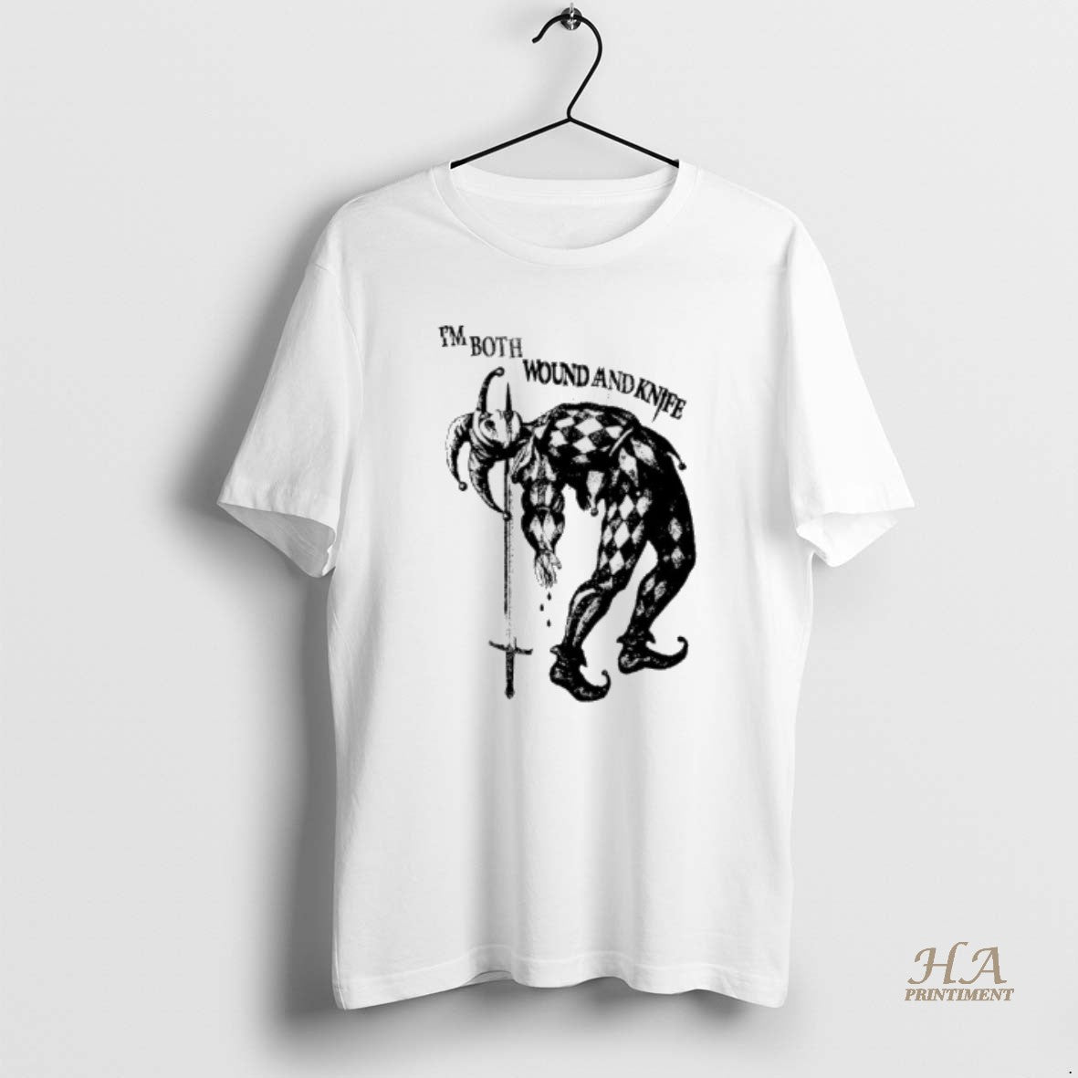 Official Harlequin Im Both Wound And Knife T-Shirts, Hoodie, Sweatshirt | InkNestWear.com