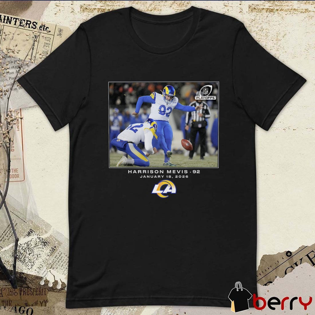 Harrison Mevis Los Angeles Rams NFL Flash Features January 17 2026 t-shirt