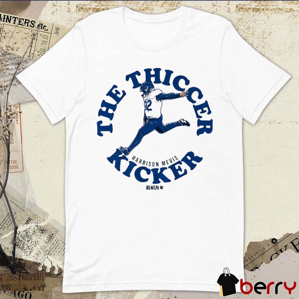 Harrison Mevis The Thiccer Kicker Los Angeles Rams NFL t-shirt