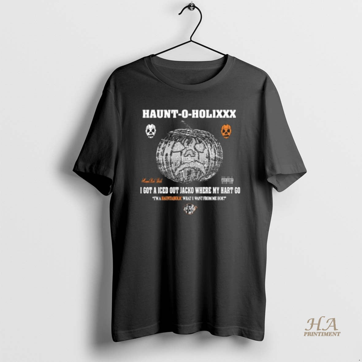 Official Haunt O Holixxx I Got A Iced Out Jacko Where My Hart Go T-Shirts, Hoodie, Sweatshirt | InkNestWear.com