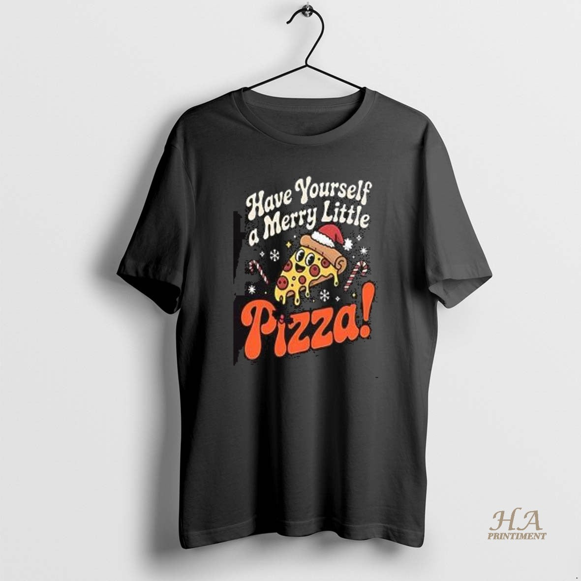 Official Have Yourself A Merry Little Pizza Christmas Holiday Foodie T-Shirts, Hoodie, Sweatshirt | InkNestWear.com