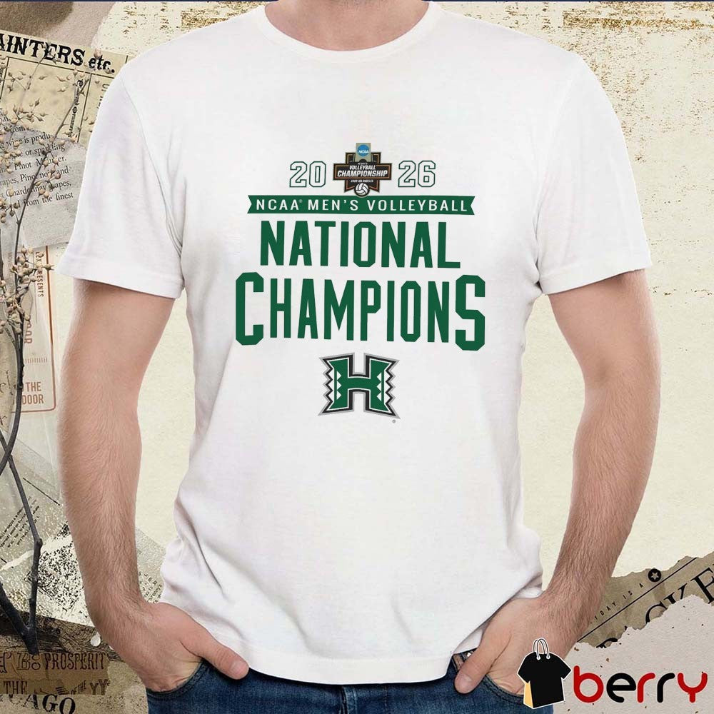 Hawaii Rainbow Warriors 2026 NCAA Men’s Volleyball National Champions t-shirt