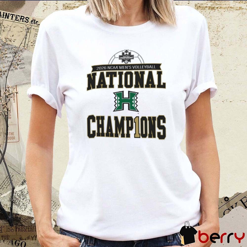 Hawaii Rainbow Warriors 2026 NCAA National Champions Men’s Volleyball Champs t-shirt