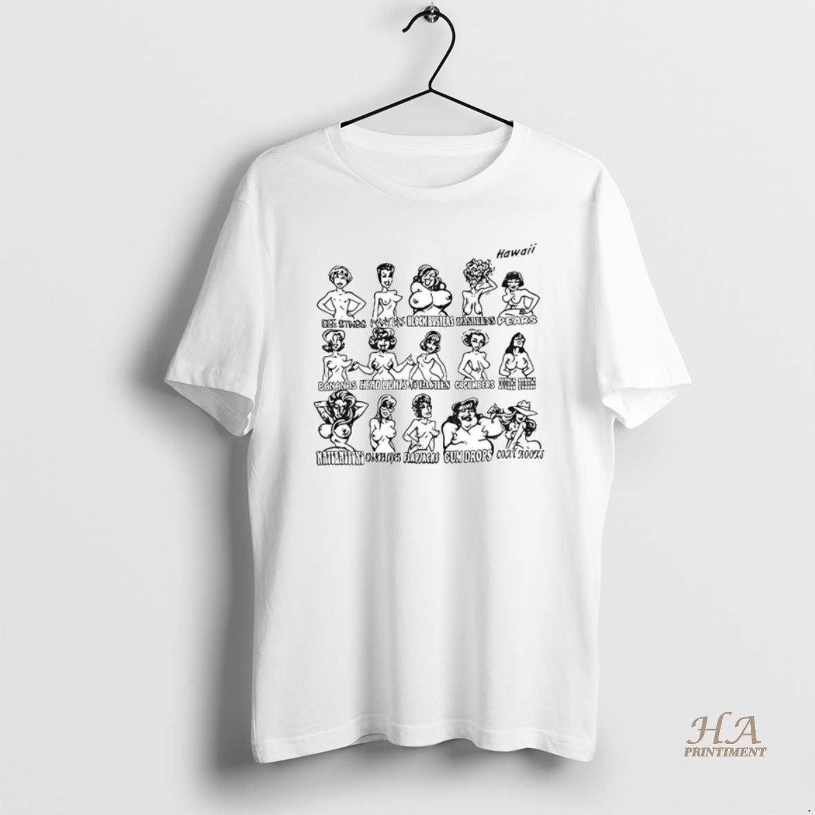 Official Hawaii Boobs Breasts Types T-Shirts, Hoodie, Sweatshirt | InkNestWear.com