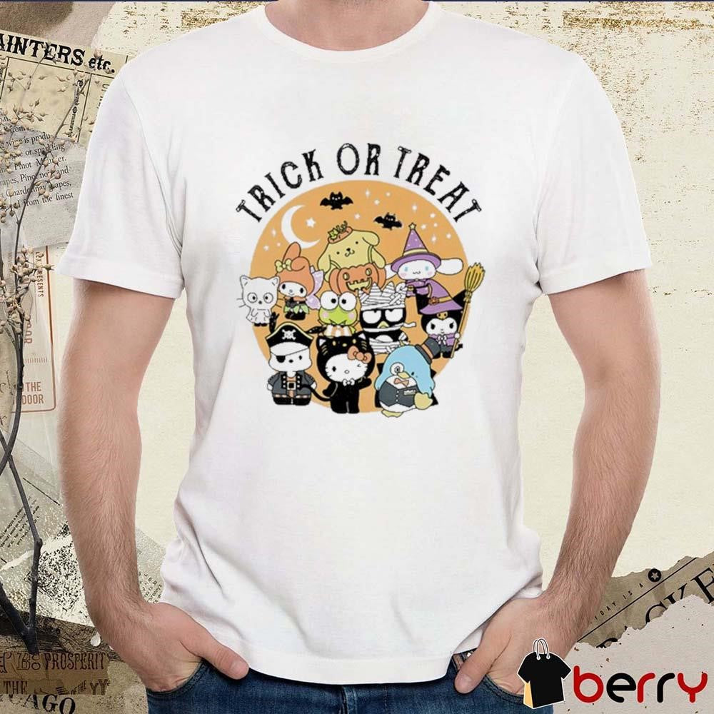 Hello Kitty And Friends Trick Or Treat Graphic Relaxed t-shirt