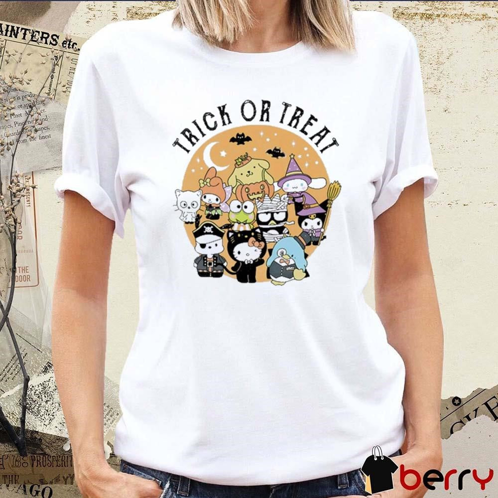 Hello Kitty And Friends Trick Or Treat Graphic Relaxed t-shirt