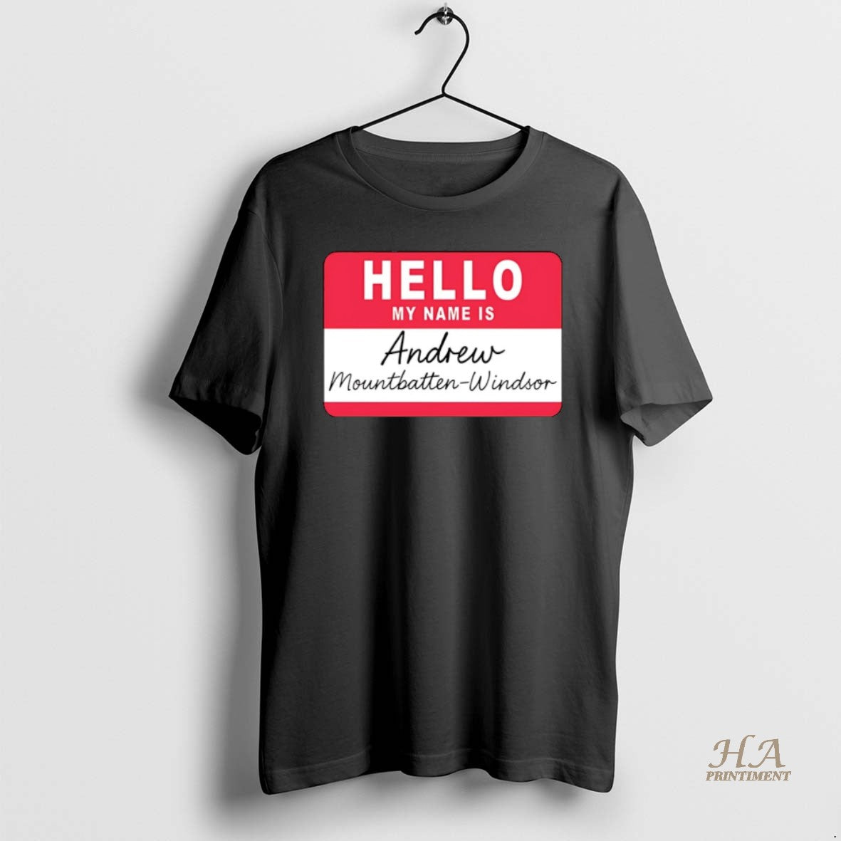 Official Hello My Name Is Andrew Mountbatten Windsor Christmas T-Shirts, Hoodie, Sweatshirt | InkNestWear.com