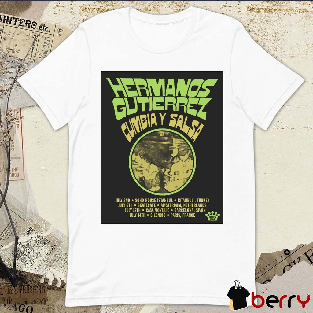 Hermanos Gutiérrez Cumbia y Salsa DJ Sets July 2nd – July 14th 2025 Poster t-shirt