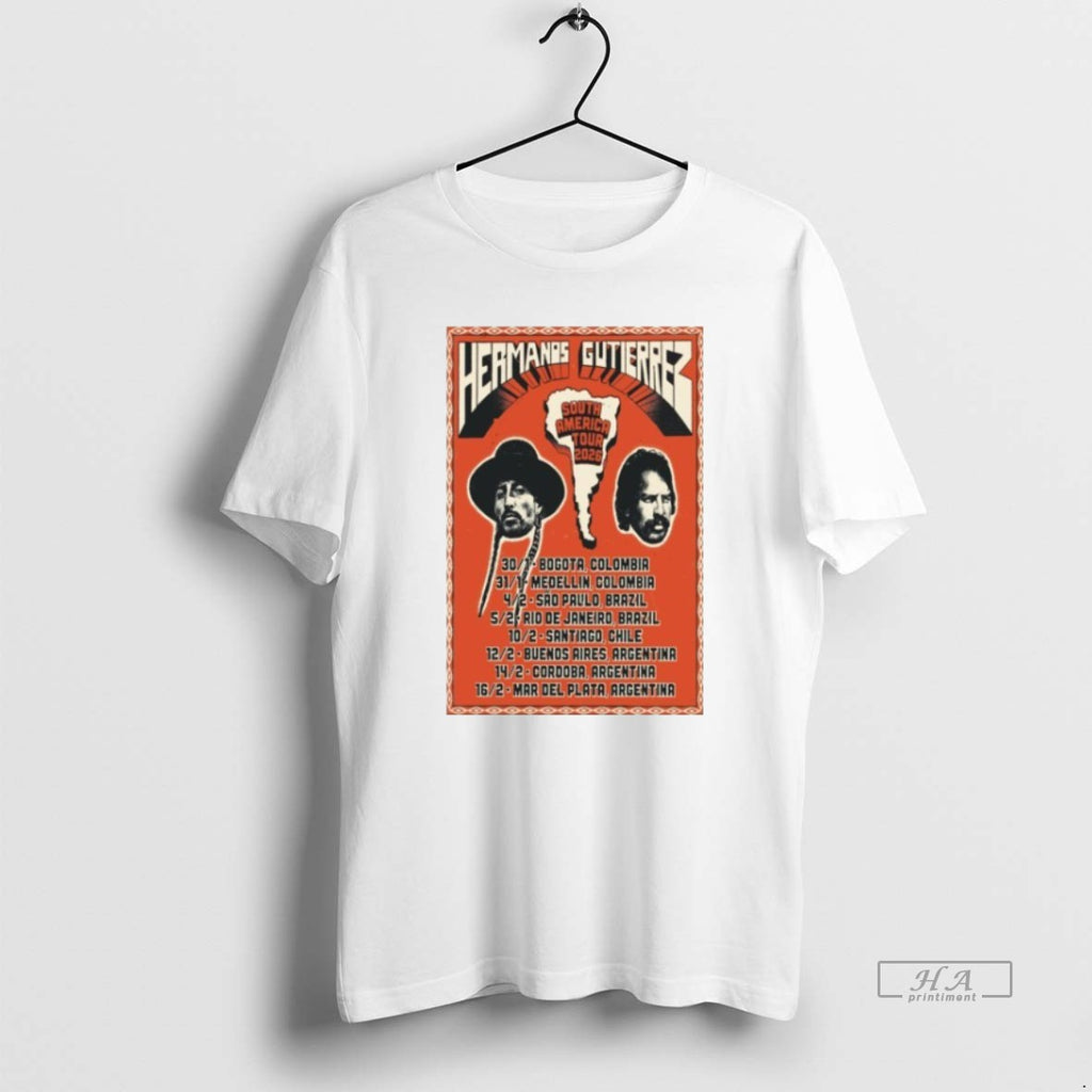 Official Hermanos Gutierrez South America 2026 Concert T-Shirts, Hoodie, Sweatshirt | InkNestWear.com