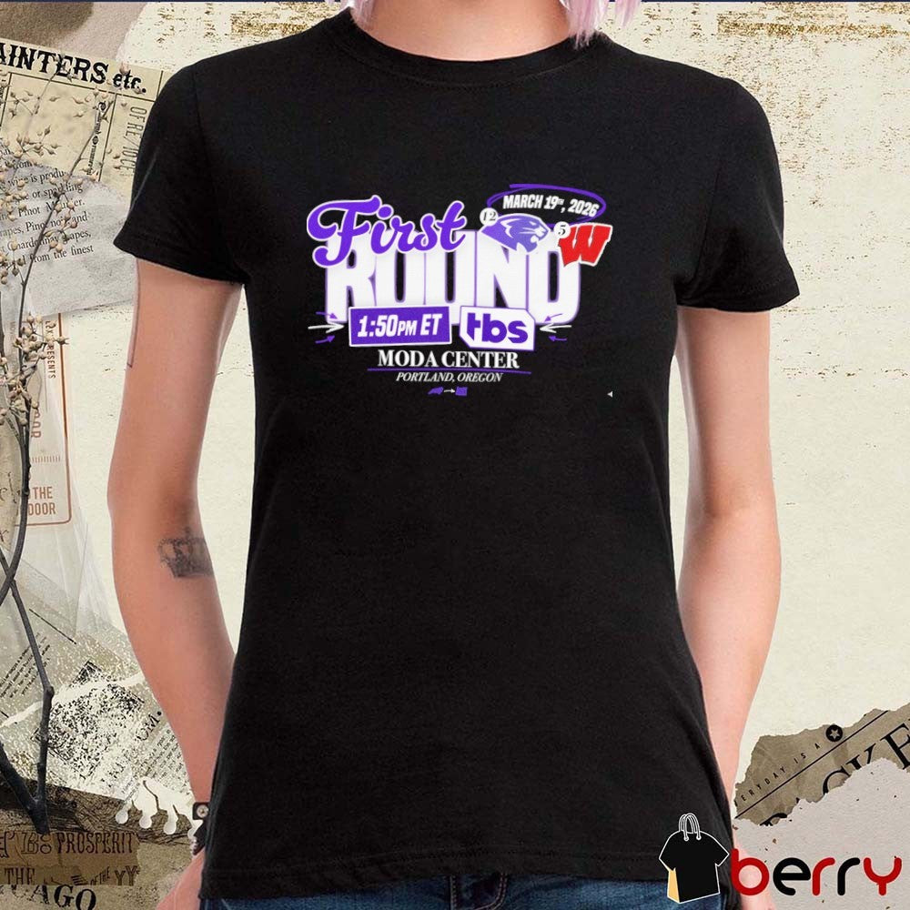 High Point Vs Wisconsin First Round Moda Center Portland Oregon 2026 t-shirt