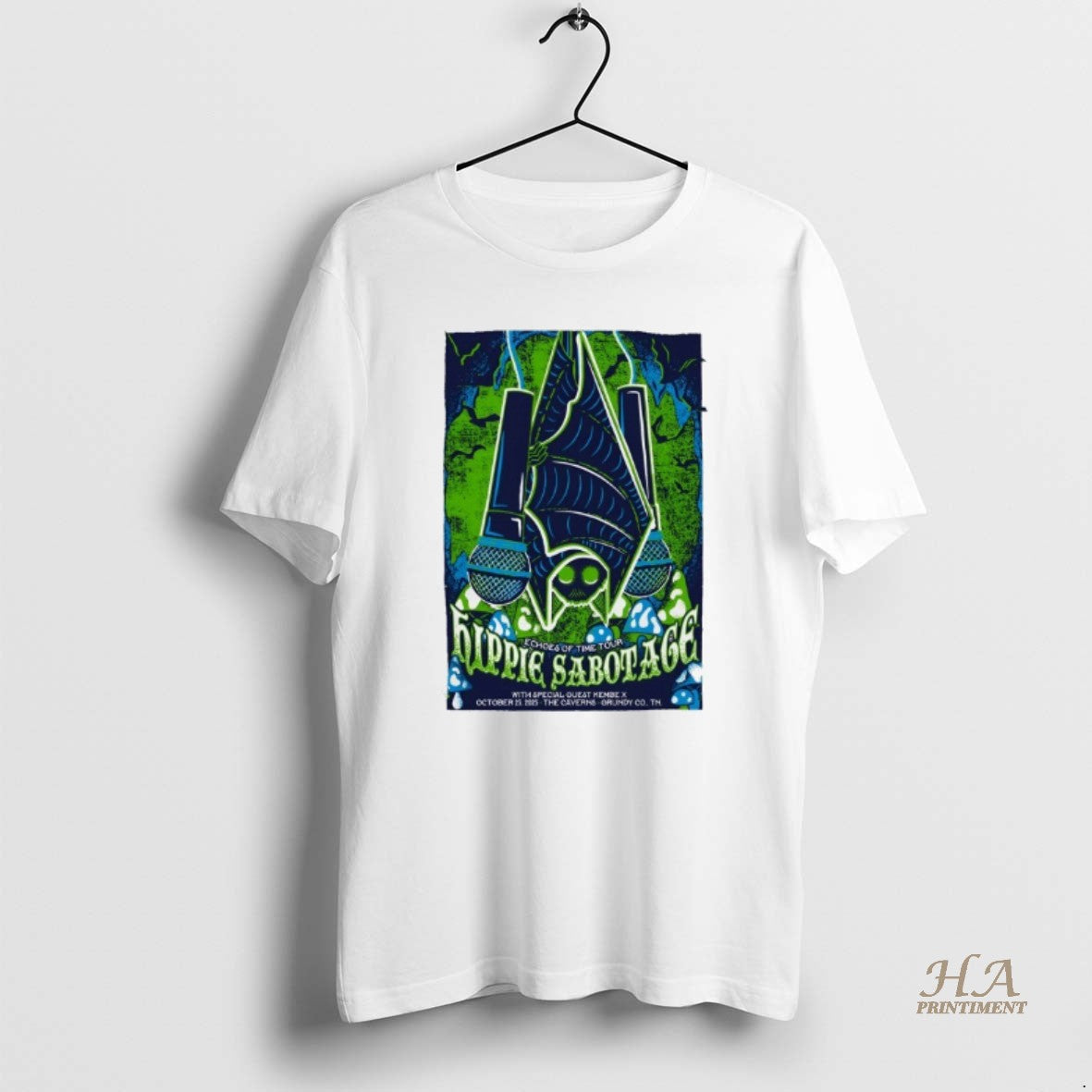Official Hippie Sabotage Echoes Of Time Tour Oct 25 2025 Grundy Co Tn T-Shirts, Hoodie, Sweatshirt | InkNestWear.com