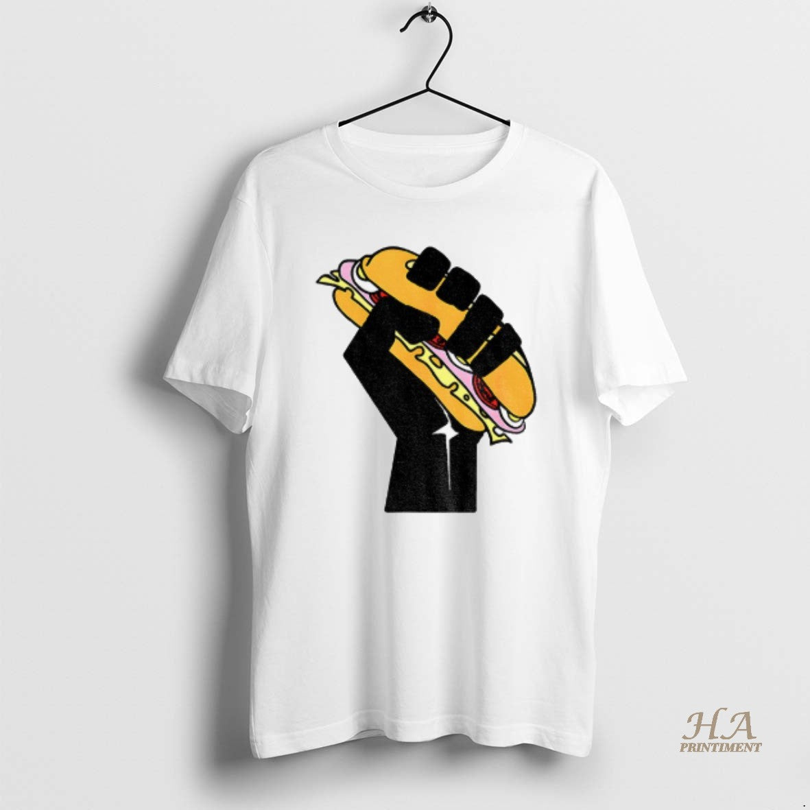 Official Hoagie Sandwich Guy Black Fist Resist Fascism Anti Trump T-Shirts, Hoodie, Sweatshirt | InkNestWear.com