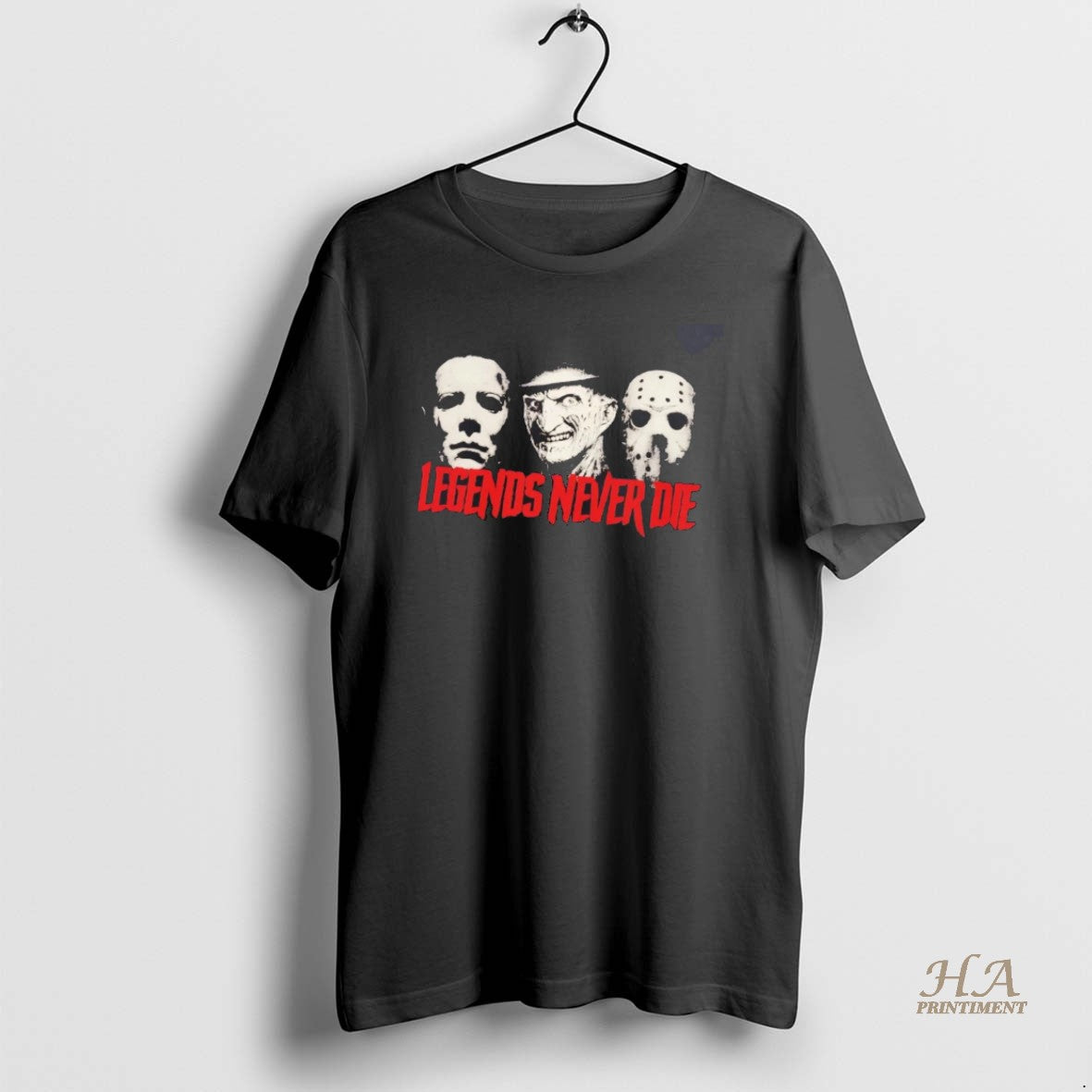 Official Horror Movies Characters Legends Never Die Halloween T-Shirts, Hoodie, Sweatshirt | InkNestWear.com