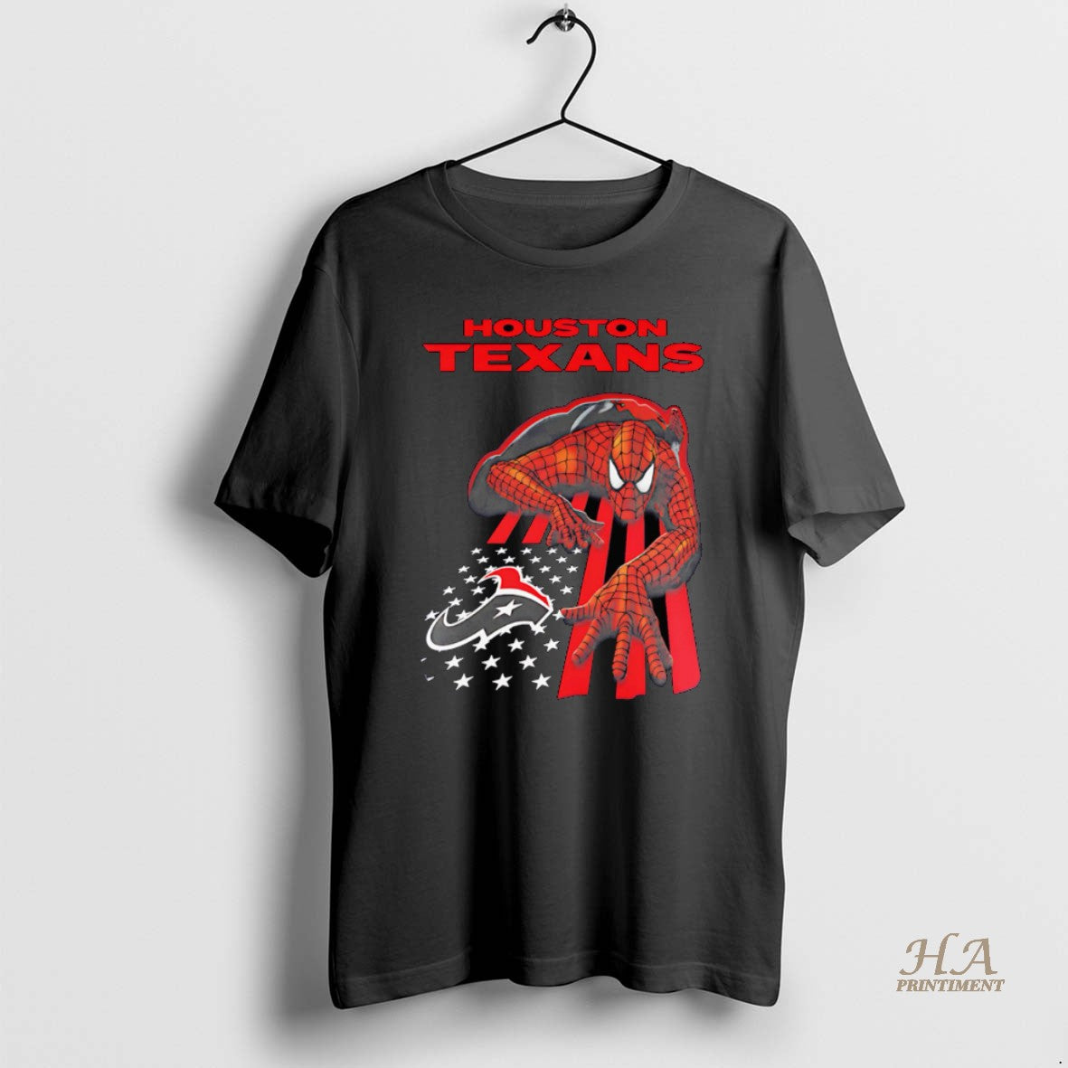 Official Houston Texans Spiderman America Flag T-Shirts, Hoodie, Sweatshirt | InkNestWear.com