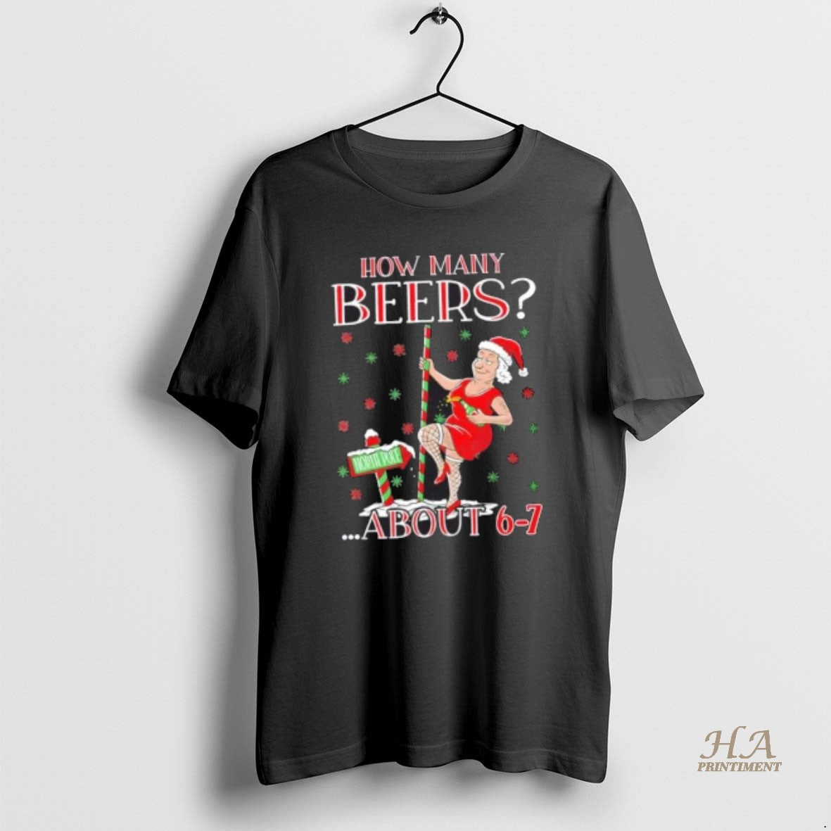 Official How Many Beers 6 7 Mrs Clause Ugly T-Shirts, Hoodie, Sweatshirt | InkNestWear.com