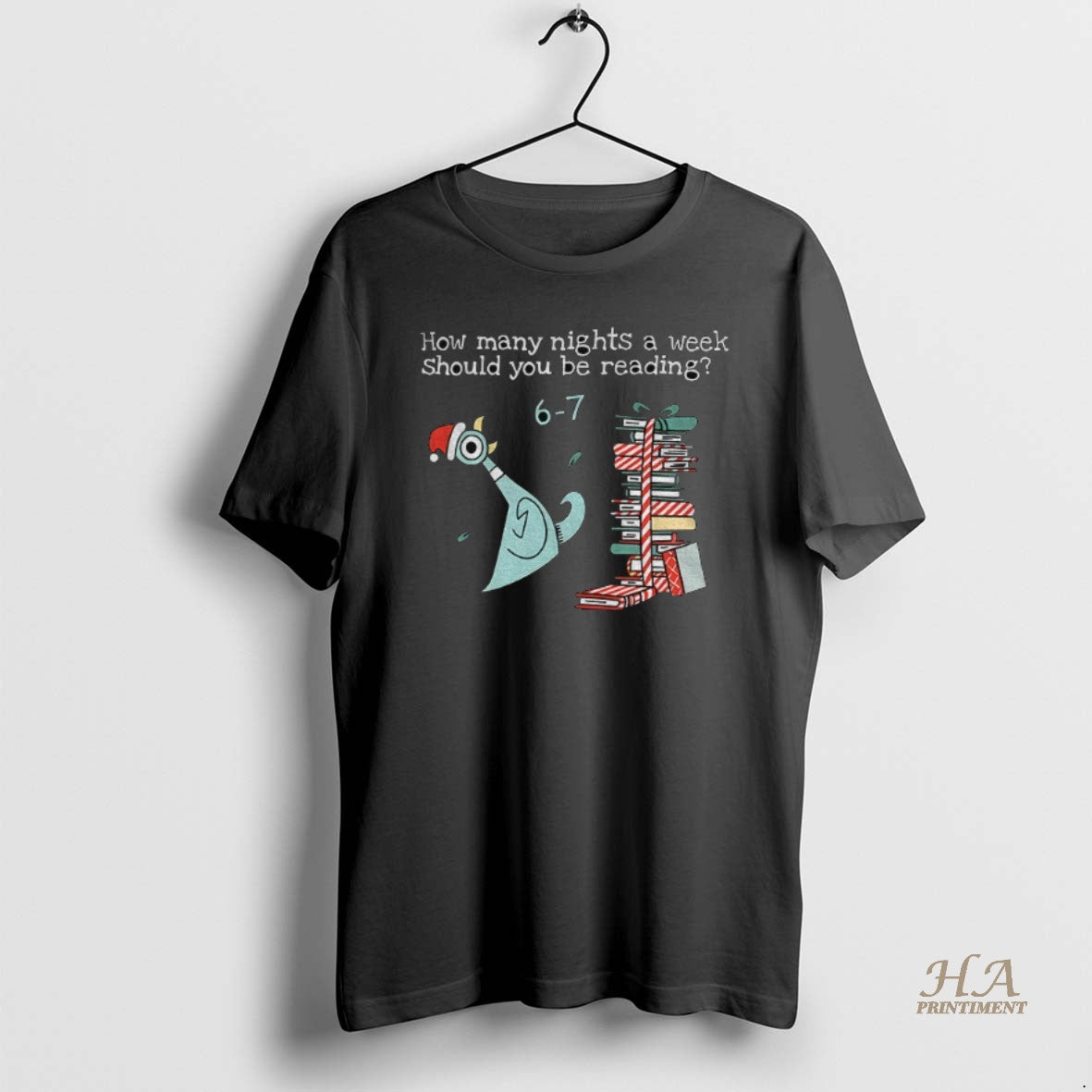 Official How Many Nights A Week Should You Be Reading 6 7 Pigeon Elephant Piggie T-Shirts, Hoodie, Sweatshirt