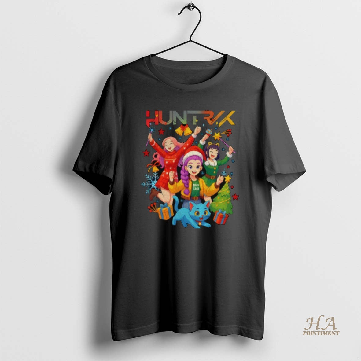 Official Huntrix K Pop Demon Hunters Christmas Cute Kawaii Holiday T-Shirts, Hoodie, Sweatshirt | InkNestWear.com
