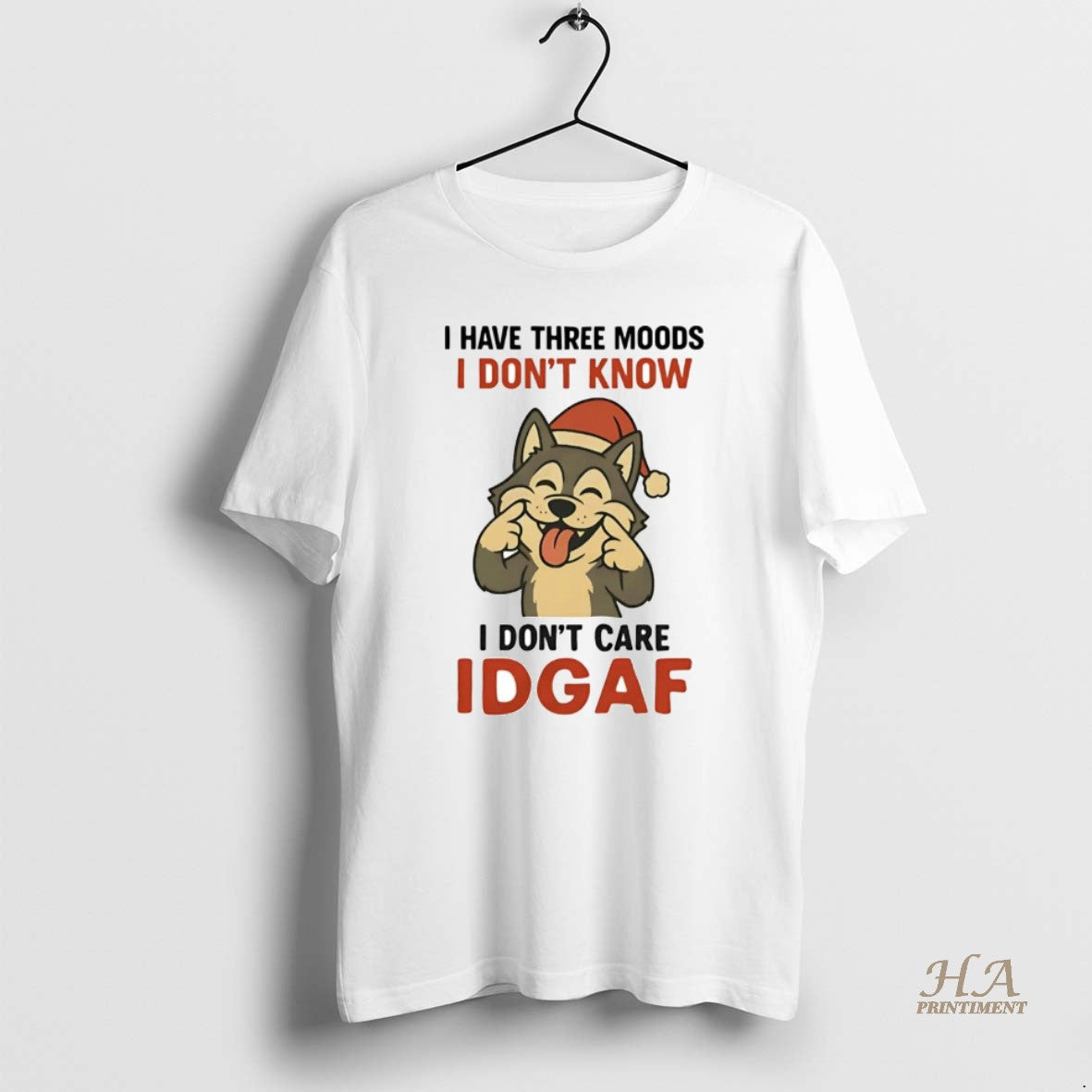 Official Husky I Have Three Moods I Dont Know I Dont Care Idgaf T-Shirts, Hoodie, Sweatshirt | InkNestWear.com