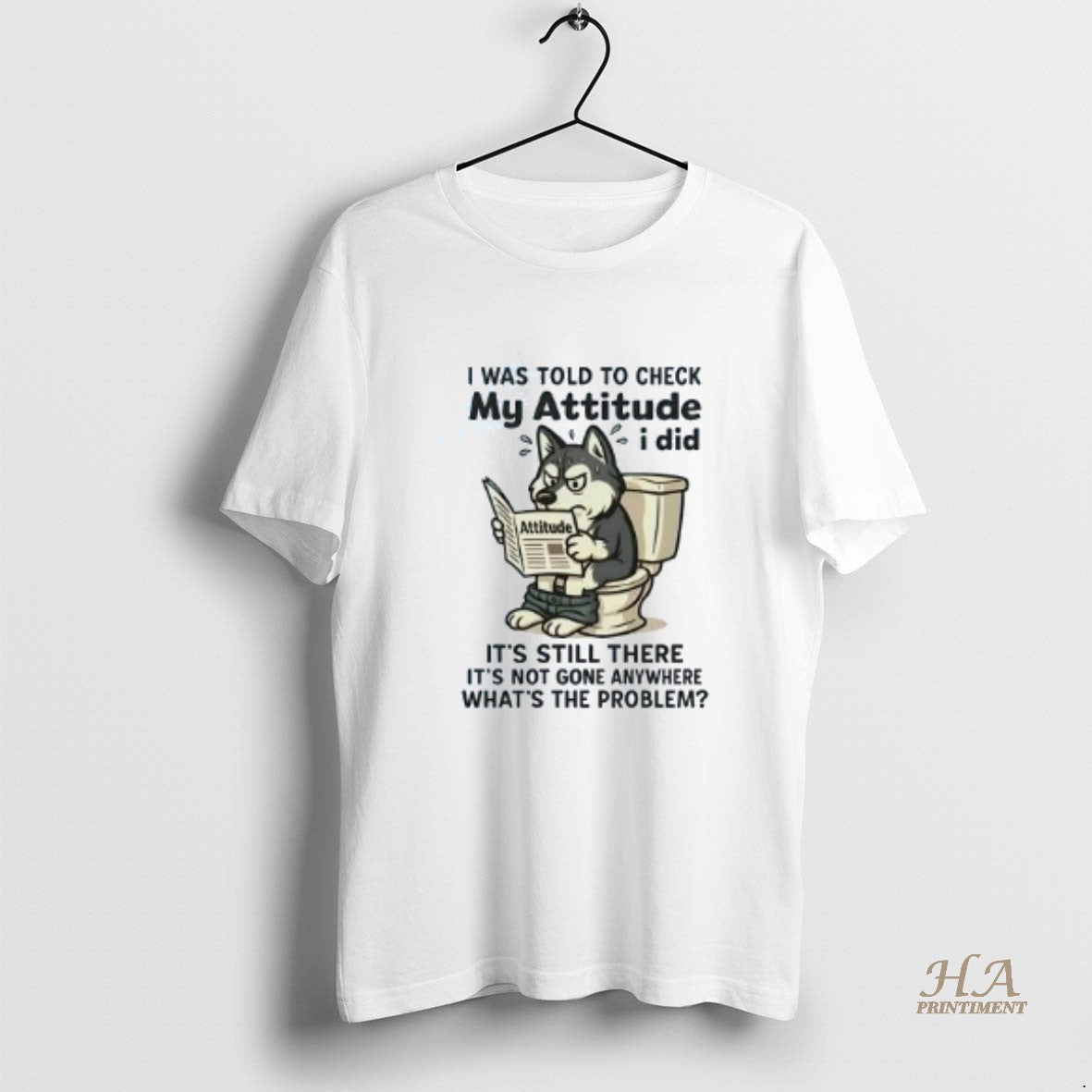 Official Husky I Was Told To Check My Attitude T-Shirts, Hoodie, Sweatshirt | InkNestWear.com