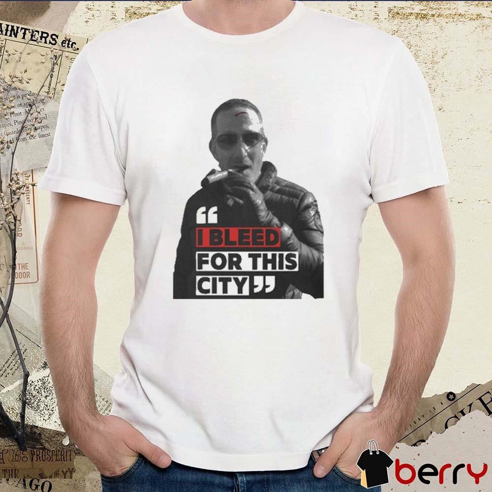 I Bleed For This City Howie Roseman Philadelphia Eagles Portrait t-shirt