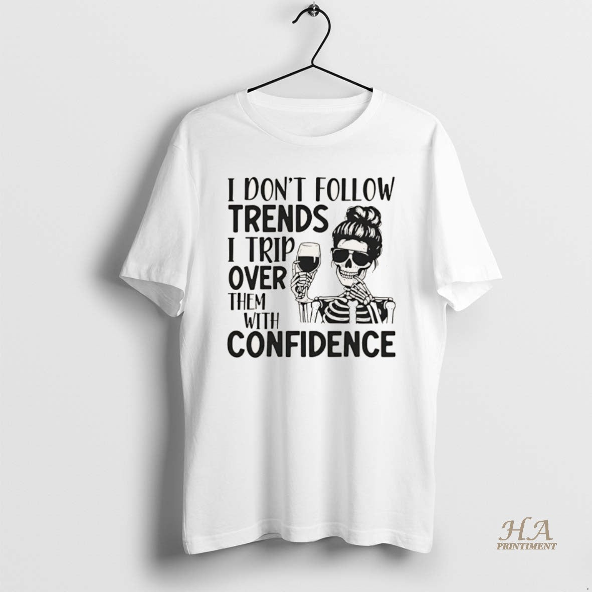 Official I Dont Follow Trends I Trip Over Them With Wreck Confidence Christmas T-Shirts, Hoodie, Sweatshirt | InkNestWear.com