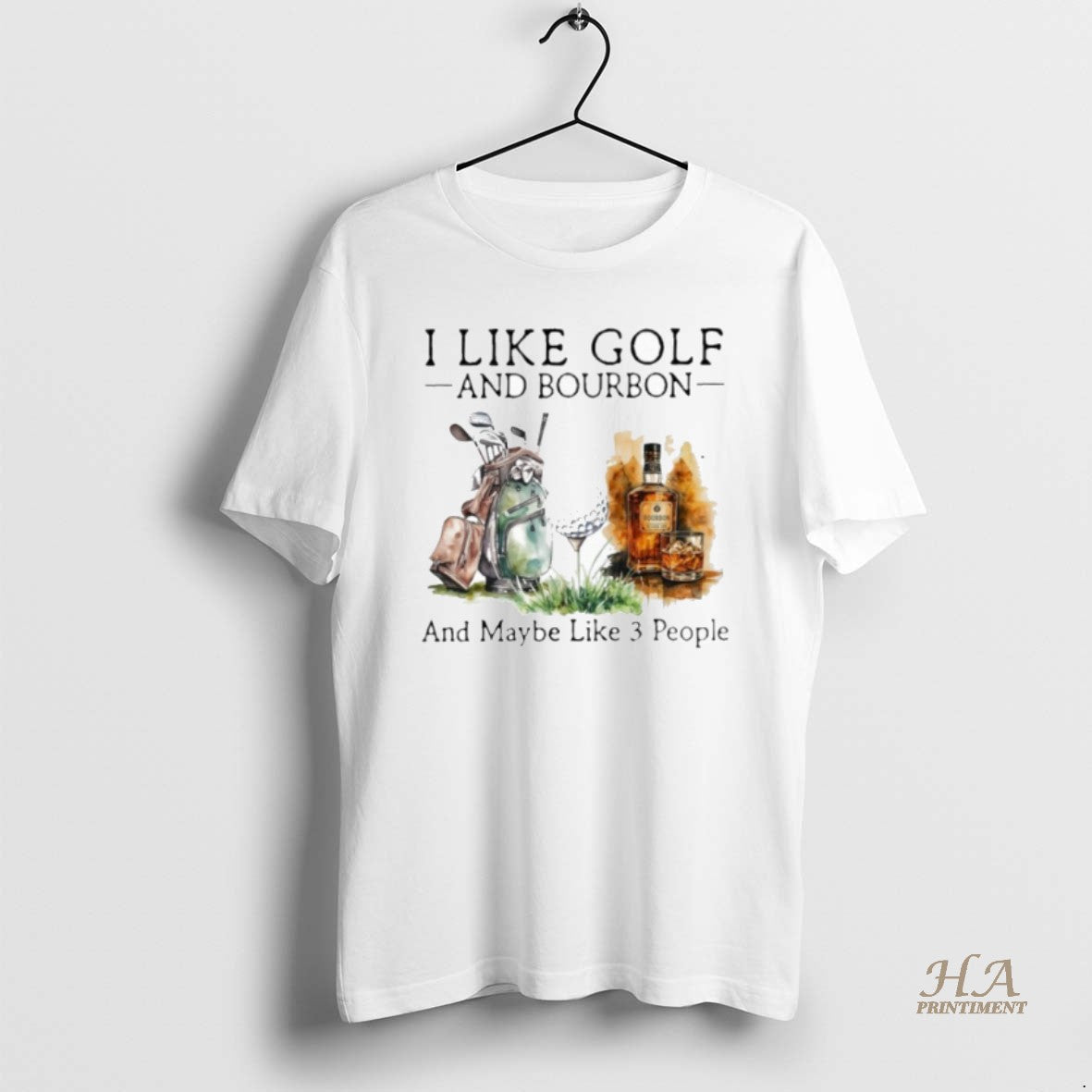 Official I Like Golf And Bourbon And Maybe Like 3 People T-Shirts, Hoodie, Sweatshirt | InkNestWear.com