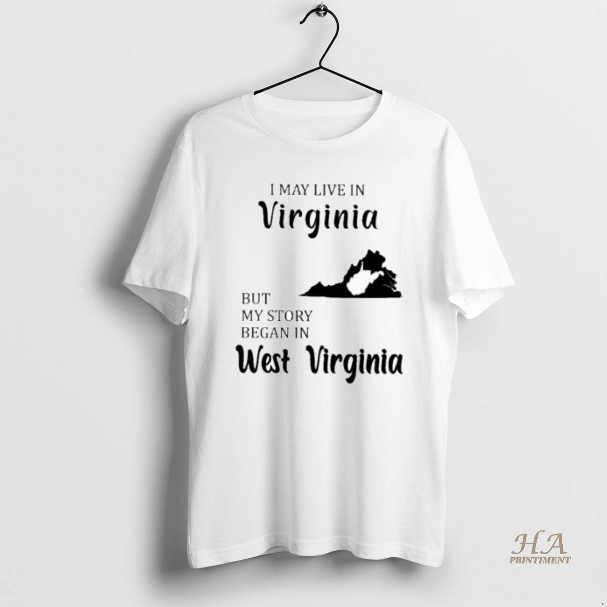 Official I May Live In Virginia But My Story Began In West Virginia T-Shirts, Hoodie, Sweatshirt | InkNestWear.com