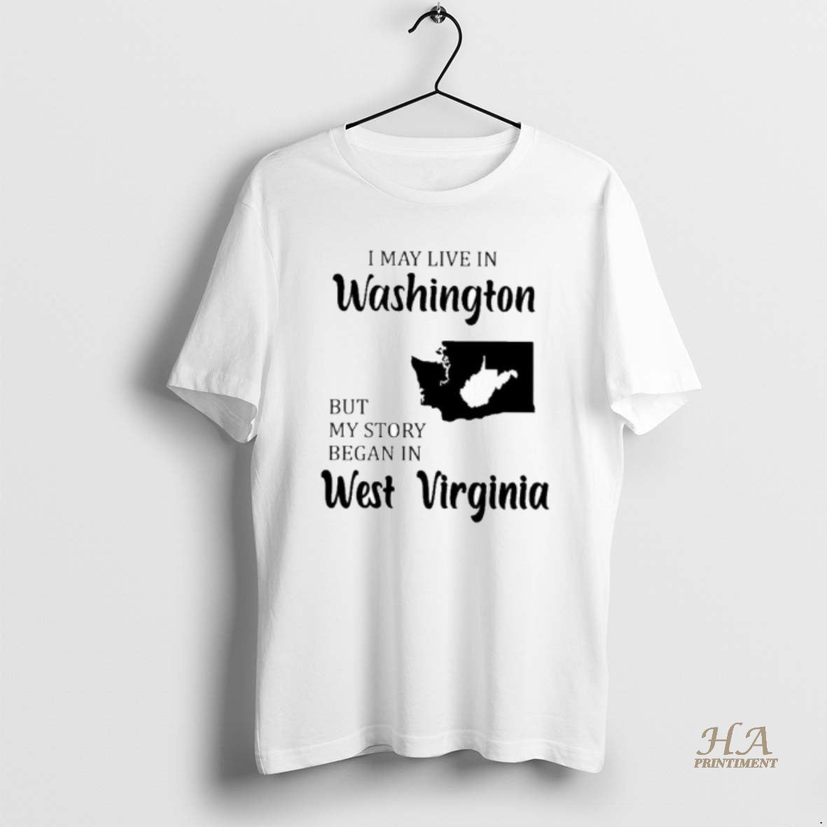 Official I May Live In Washington But My Story Began In West Virginia T-Shirts, Hoodie, Sweatshirt | InkNestWear.com