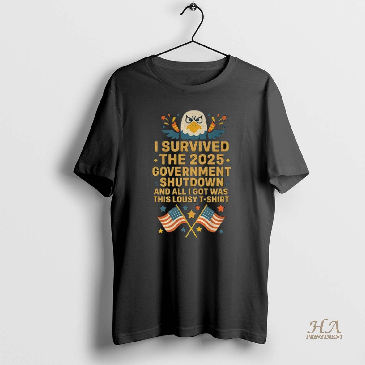 Official I Survived 2025 Government Shutdown And All I Got Was This Lousy American Flag T-Shirts, Hoodie, Sweatshirt