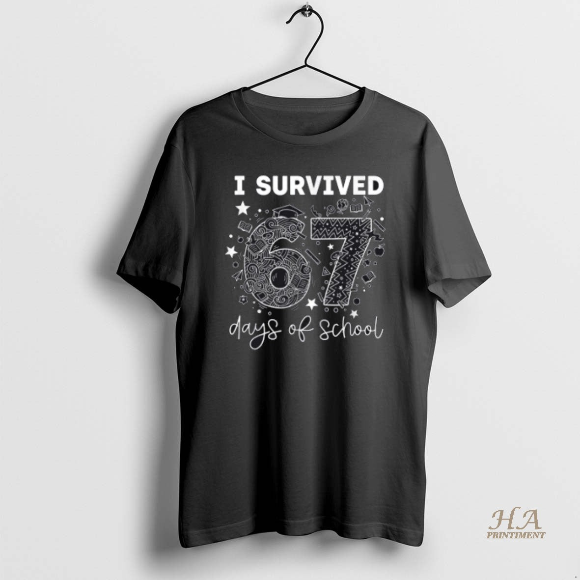 Official I Survived 67 Days Of School Funny Six Seven 6 7 Meme T-Shirts, Hoodie, Sweatshirt | InkNestWear.com