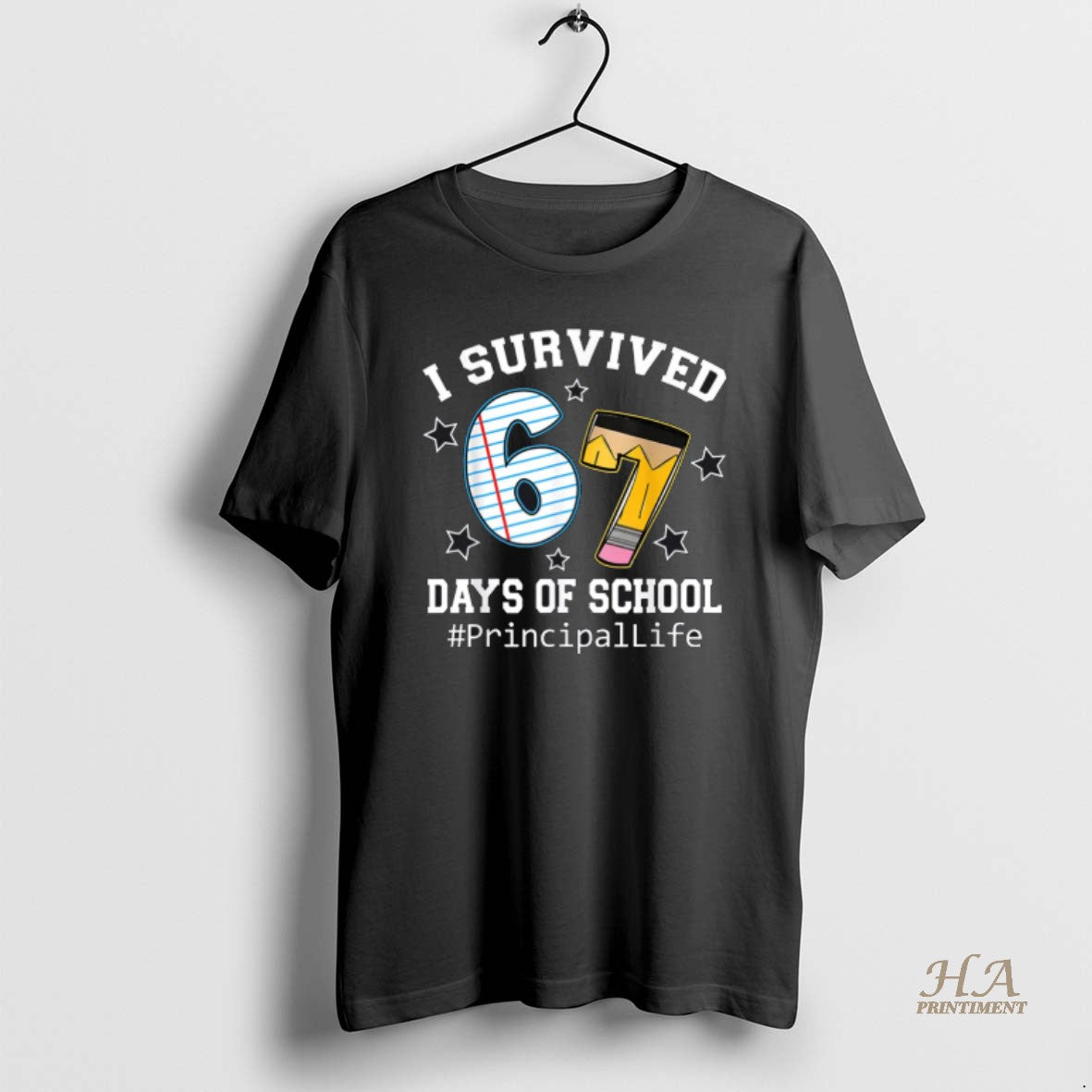Official I Survived 67 Days Of School Funny Six Seven Principal Life T-Shirts, Hoodie, Sweatshirt | InkNestWear.com