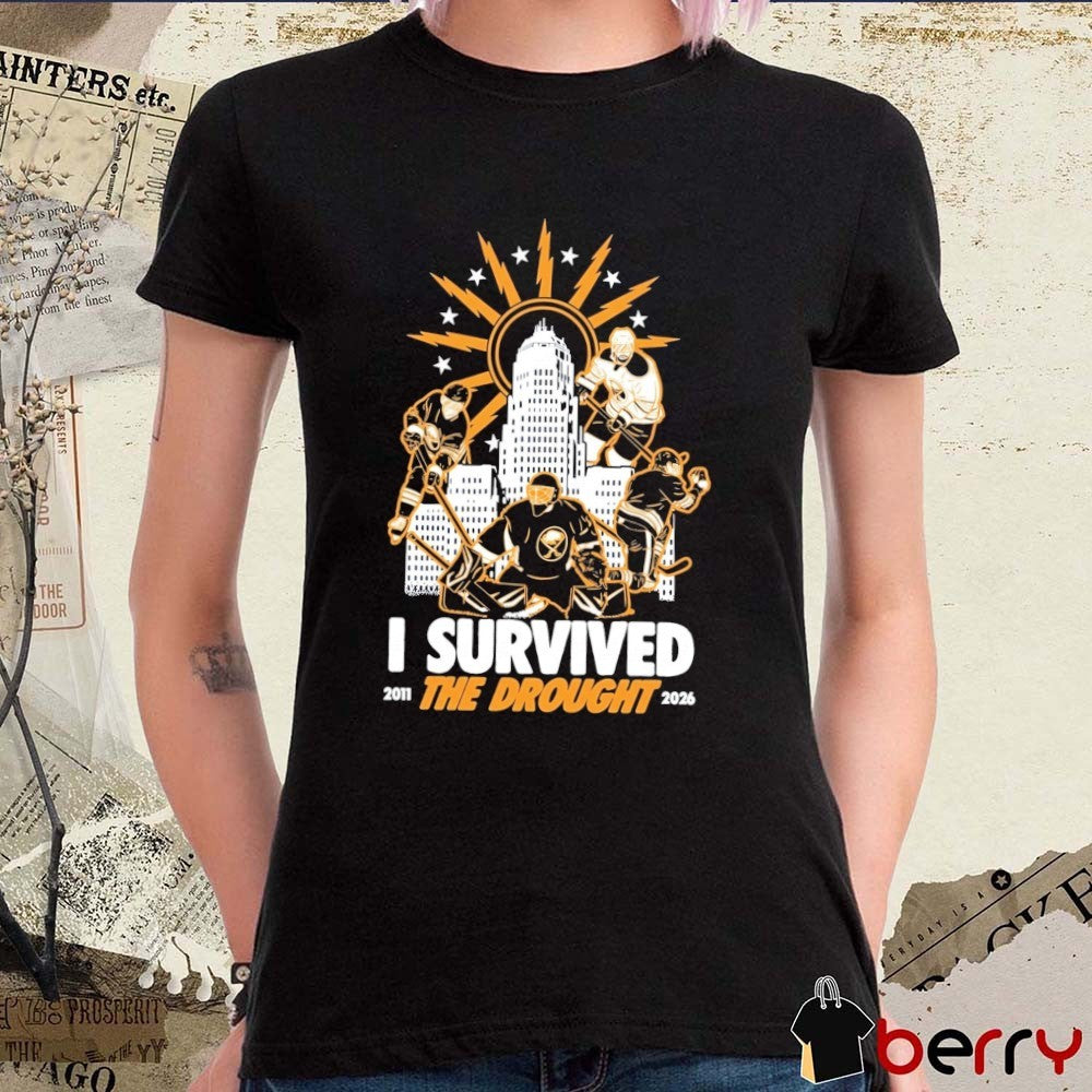 I Survived the Drought 2011 – 2026 Buffalo Sabres Hockey Graphic t-shirt